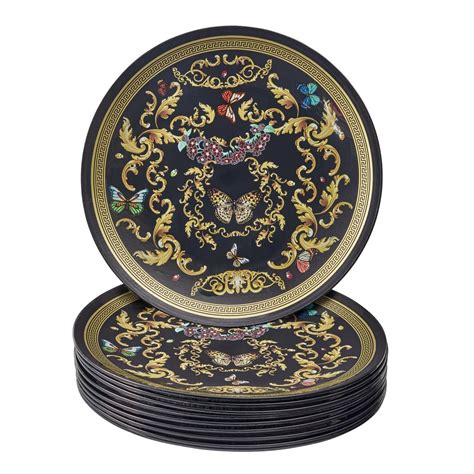 black versace dinnerware|versace inspired dinnerware.